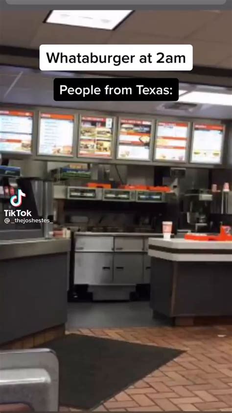 whataburger at people from texas tiktok thejoshestes oh ifunny