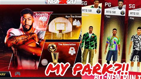 Nba 2k20 Mobile Iosandandroid Released My Park Gameplay New My