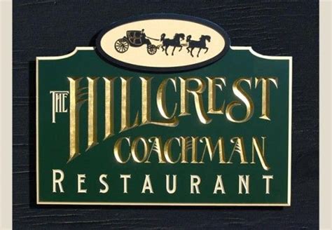 Hillcrest Coachman Restaurant Sign Danthonia Designs Restaurant