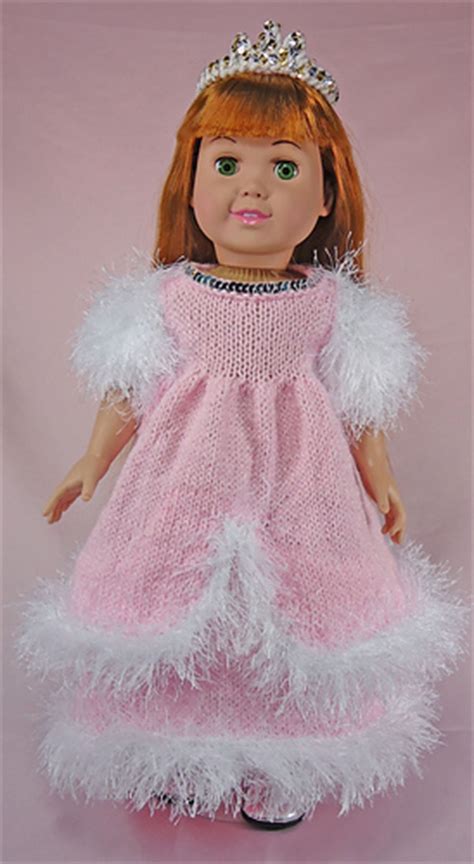 Ravelry Winter Princess Dress For 18 Inch Dolls Pattern By Frugal