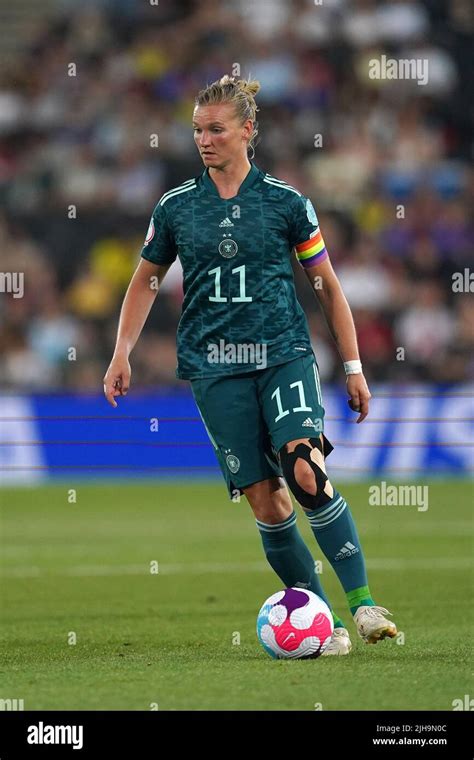 Germany S Alexandra Popp In Action During The UEFA Women S Euro 2022