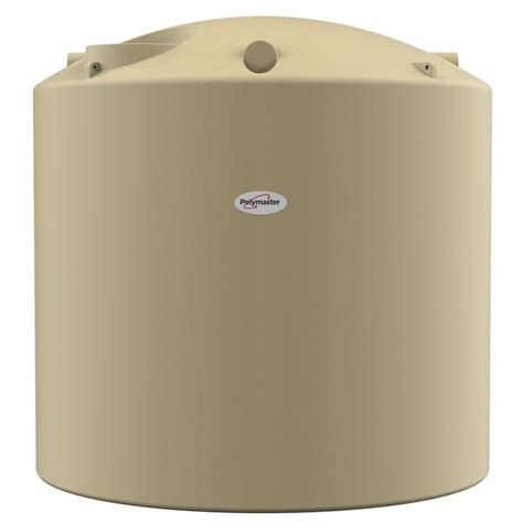 Polymaster 7000l Smooth Wall Round Polychoice Water Tank Beige