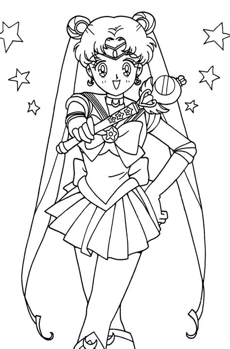 Sailor Moon Coloring Book Xeelha En 2020 Dibujos Para Colorear