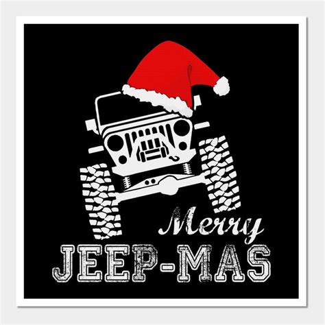 Merry Jeep Mas Merry Christmas Jeep Lover Jeep Christmas Jeep Santa By