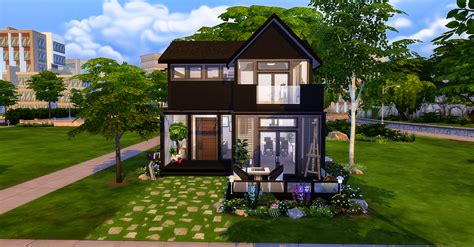 The Sims 4 Modern House No Cc Ana Sims