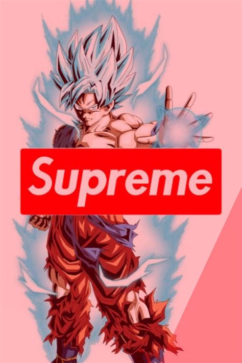 Supreme Goku Supreme Iphone Wallpaper Supreme Goku