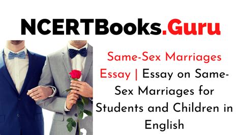Same Sex Marriages Essay Essay On Same Sex Marriages For Students And