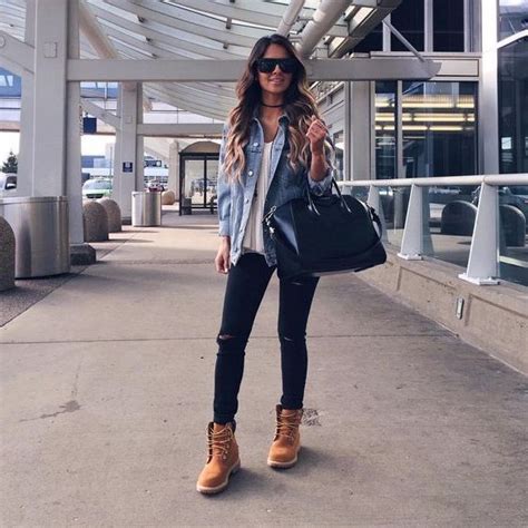 how women should wear timberland boots 2020 timbs outfits timberland outfits women tims outfits