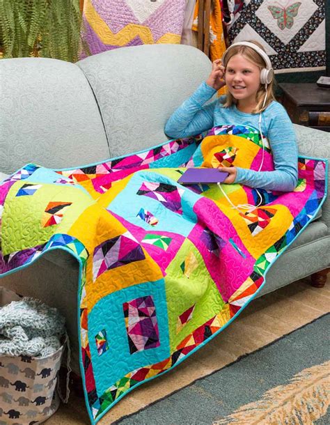 Kids Lap Quilt With Feet Warmer Pattern Quilting