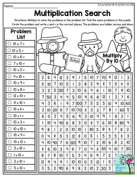 This coloring math worksheet helps your third grader conceptualize counting and multiplying by 10. Mastering Multiplication! | Math lessons, Homeschool math ...