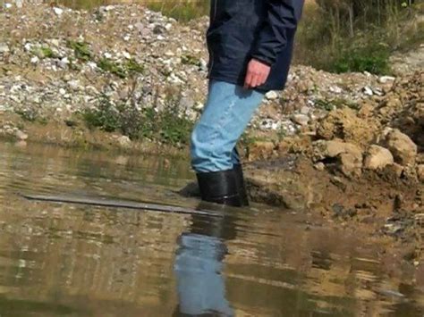 See more ideas about men, mens jeans, levi. Black wellies in water and mud in gravel pit - YouTube