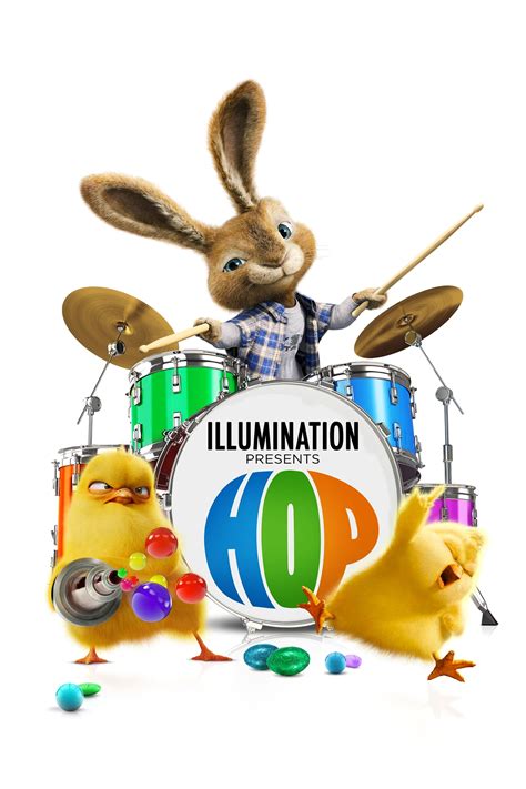 E.b., the easter bunny's teenage son, heads to hollywood, determined to become a drummer in a rock 'n' roll band. Hop (2011) - Posters — The Movie Database (TMDb)