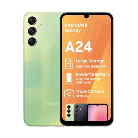 سامسونگ Galaxy A24 SM A245 دو سیم کارت ظرفیت 128 گیگابایت و رم 4