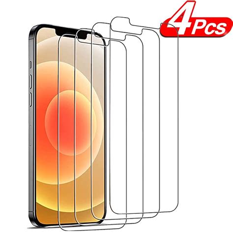 Pcs Full Cover Tempered Glass For Iphone Pro Max Mini Xs