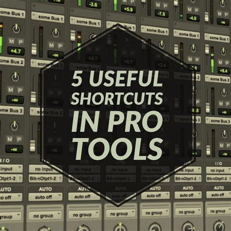 5 Useful Shortcuts In Pro Tools Mix Studios Online Tips And Tutorials