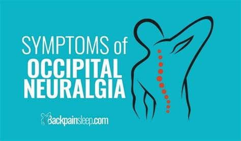 The Words How To Treat Occipital Neuralia At Home On A Blue Background