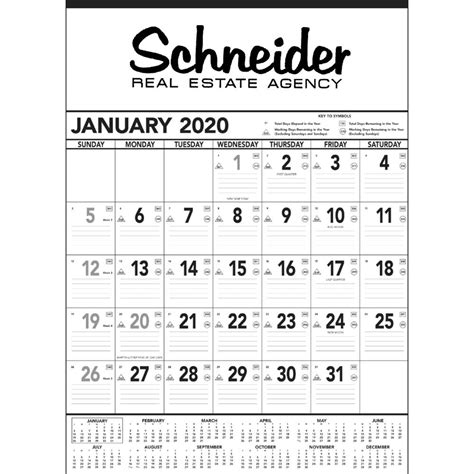 Calendar 2020 Black And White Calendar Printables Free Templates