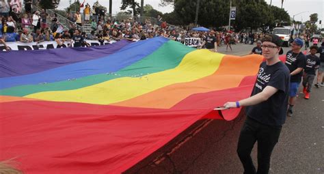 long beach s gay and lesbian chamber of commerce joins parade to show pride in its growth press