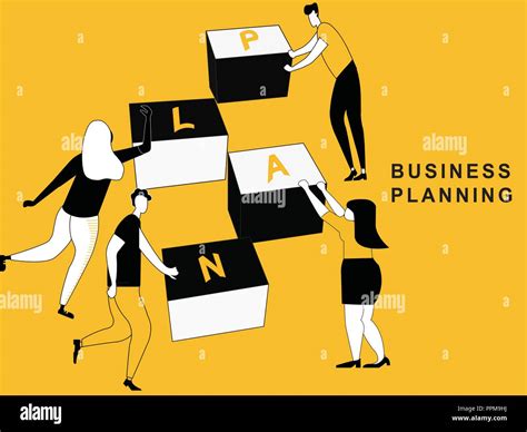 People Doing Business Plan Stock Vector Image And Art Alamy