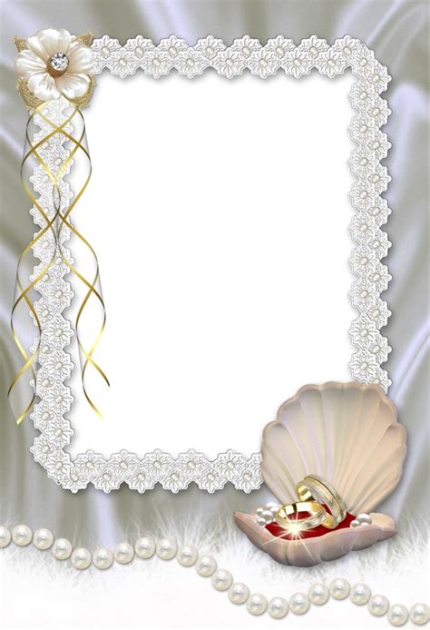 Your wedding border stock images are ready. Beautiful Wedding Transparent Photo Frame | Wedding frames, Wedding borders, Scrapbook frames