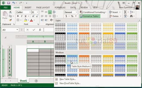 Cara Membuat Tabel Grafik Di Excel Neonhon