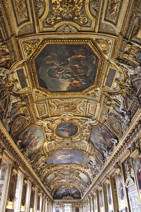 Le Louvre Impressively Decorated Ceiling Cest Magnifique Cong
