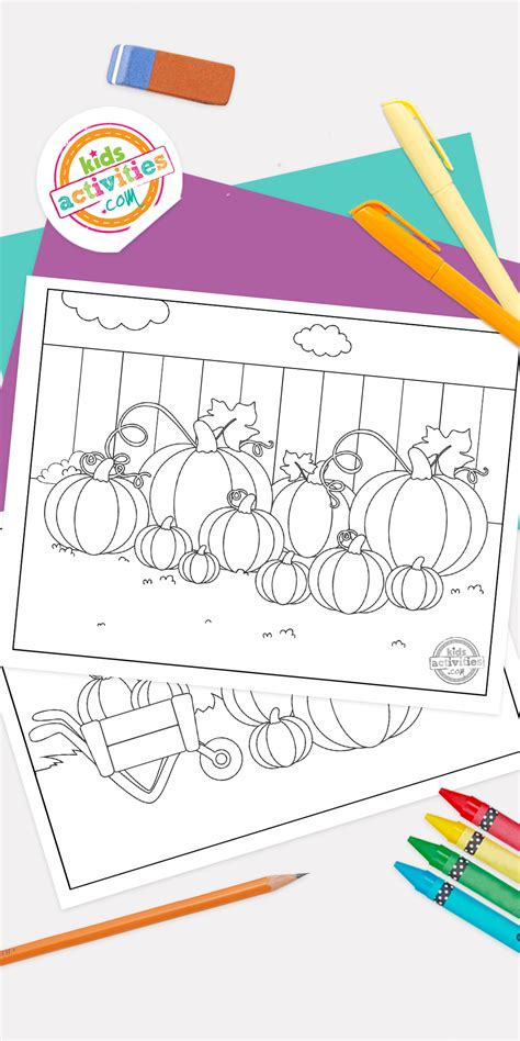 Free Printable Pumpkin Patch Coloring Pages | Kids Activities Blog