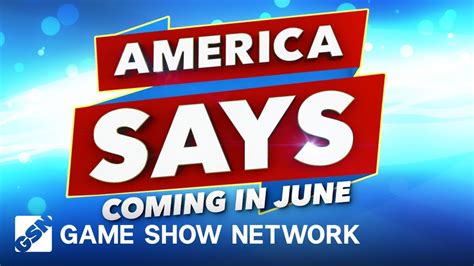 America Says | Coming this June | Game Show Network - YouTube