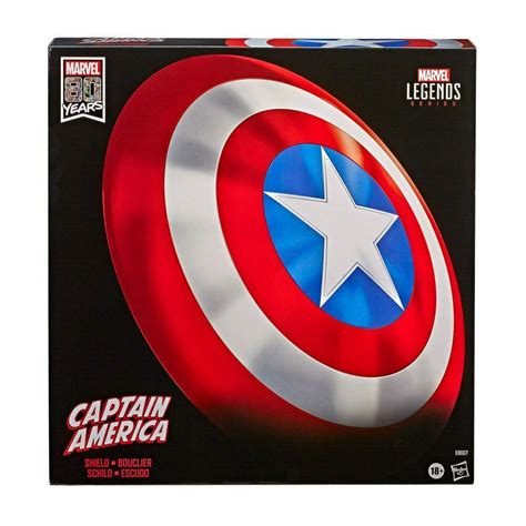 marvel legends escudo premium capitán américa 80 aniversario marvel