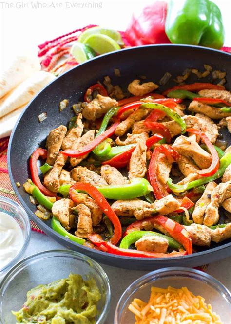 Classic Chicken Fajitas The Girl Who Ate Everything