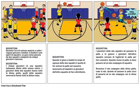 I Passaggi Nel Basket Storyboard By B5bc9c67