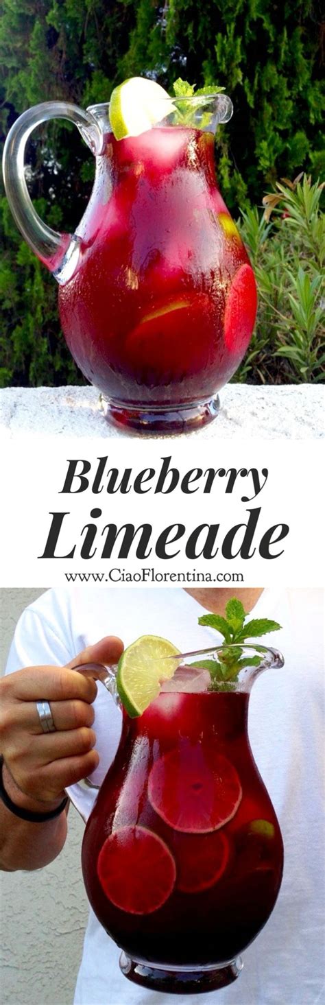 Put the 8 cups of water into a pitcher 2. Blueberry Limeade | Recipe | Limeade recipe, Honey recipes ...