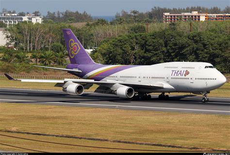 Hs Tgo Thai Airways International Boeing 747 4d7 Photo By Azimi Iahra