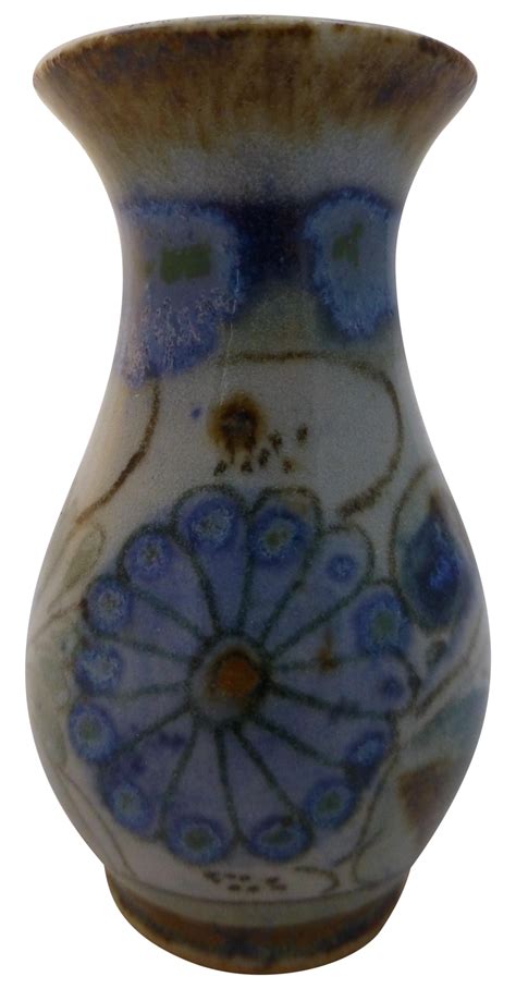 Vintage Ke Mexican Pottery Bud Vase | Chairish