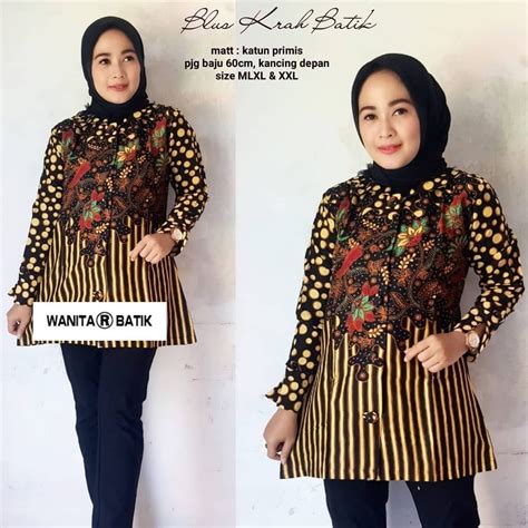Maybe you would like to learn more about one of these? Model Baju Batik Kerja Wanita Terbaru 2020 | Busana batik, Model pakaian, Batik