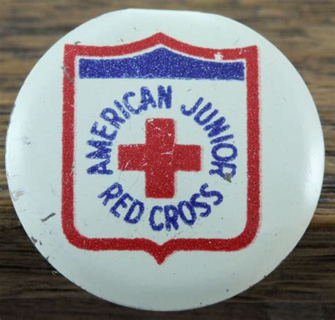 Vintage American Junior Red Cross Lapel Pin Service Pin Etsy