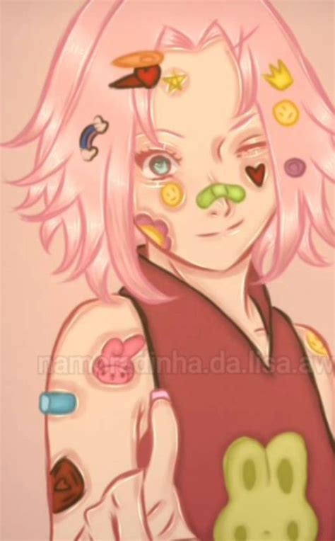 Sasuke Uchiha Sakura Haruno Girl With Pink Hair Cartoon Art Styles