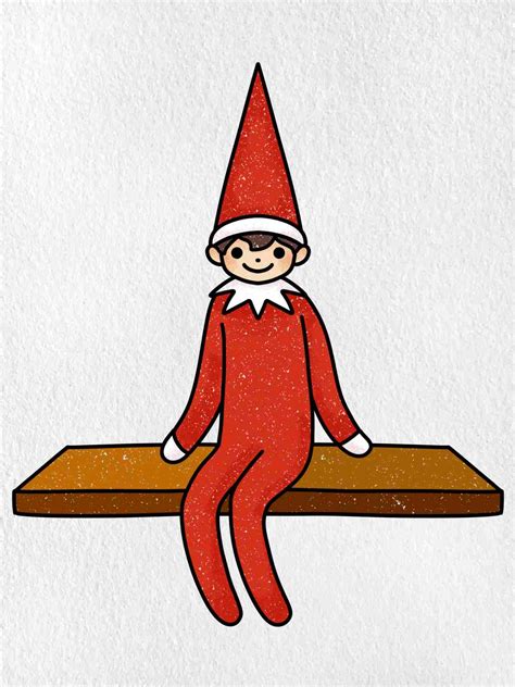 Draw Elf On The Shelf Helloartsy