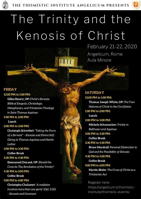 The Trinity And The Kenosis Of Christ Angelicum