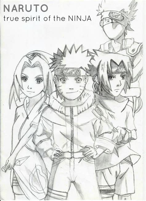You can also find naruto with the original member of team 7, which is naruto, sakura, sasuke, and their teacher kakashi. Team 7 Naruto Sasuke Sakura Kakashi manga by ...