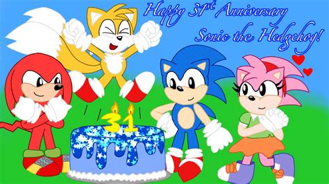 Happy 31st Anniversary Sonic The Hedgehog By Wildstyle1102w On Deviantart