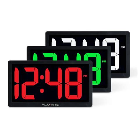 10 Inch Led Digital Clock With Auto Dimming Brightness Clocks