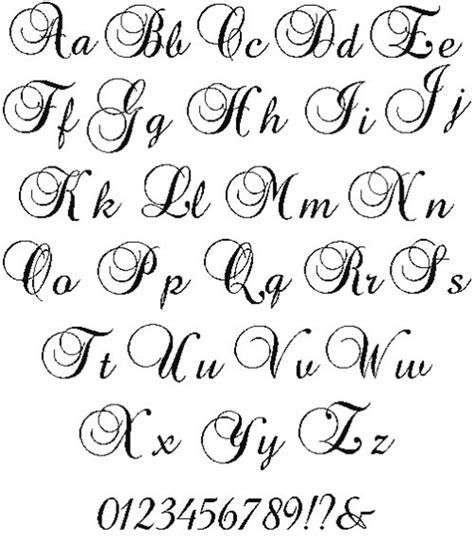 Large Handwriting Cross Stitch Alphabet Large Cross Stitch Font