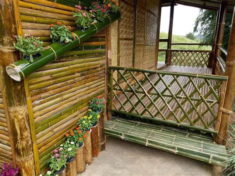 10 Photos Of A Beautiful Native House Made Of Bamboo Plus Bamboo Décor