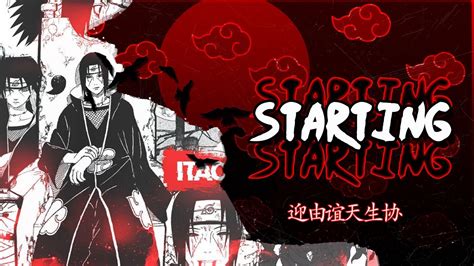 Animated Itachi Twitch Overlays Complete Stream Package Etsy Australia