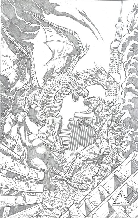 King ghidorah (ゴジラｖｓキングギドラgojira tai kingu gidora) is a 1991 tokusatsu kaiju film produced by toho , and the eighteenth installment in the godzilla series , as well as the third in the heisei series. KING KONG AND GODZILLA VS GHIDORAH | ゴジラ
