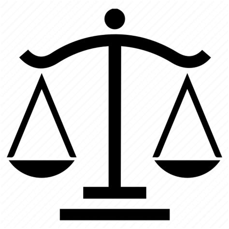 Justice Law Scale Icon Download On Iconfinder