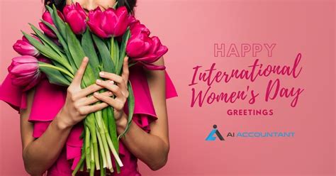 International Womens Day Greetings Women S Day By AI Accountant