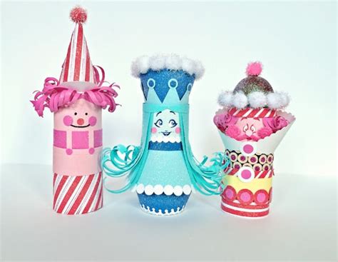 Candyland Characters Paper Tube Craft