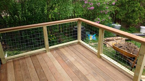 Deck Railing Made With Horse Panels Pinteres